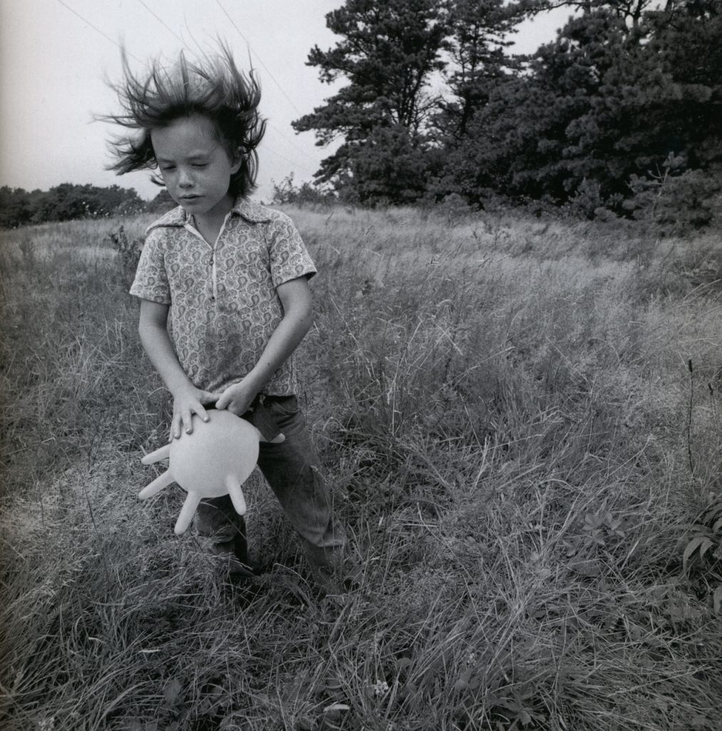 Arthur Tress, Boy With Inflated Rubber Glove (1974)