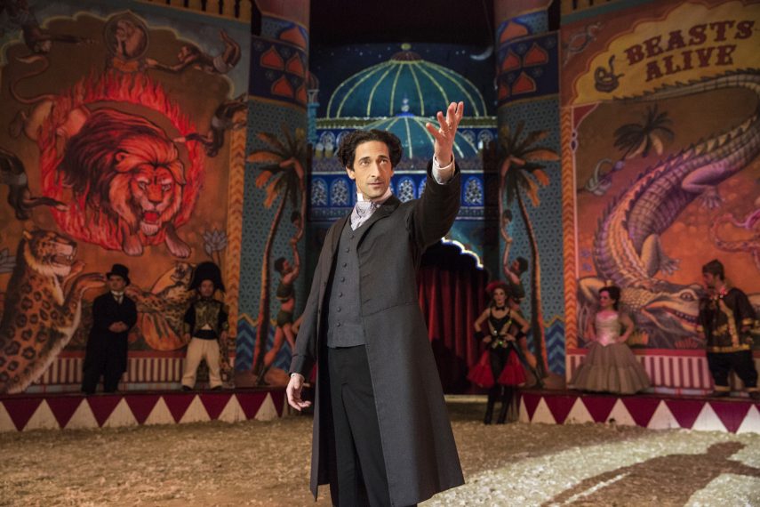 Adrien Brody in "Houdini" on History Channel.